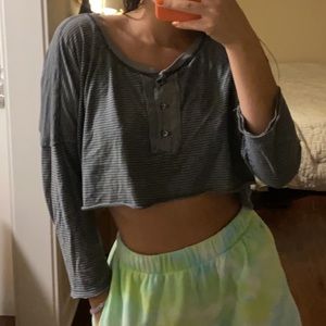 Anthropologie cropped long sleeve